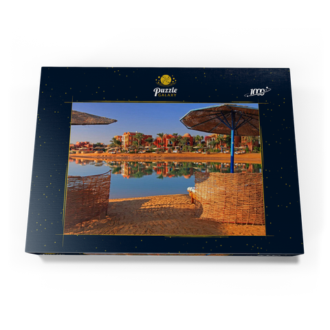 Lagunenstrand bei Hurghada, Rotes Meer, Ägypten 1000 Puzzle Schachtel Ansicht3