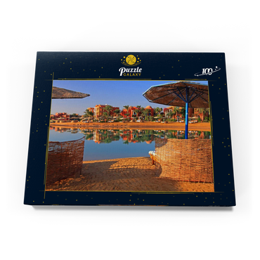 Lagunenstrand bei Hurghada, Rotes Meer, Ägypten 100 Puzzle Schachtel Ansicht3