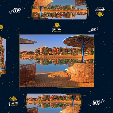 Lagunenstrand bei Hurghada, Rotes Meer, Ägypten 500 Puzzle Schachtel 3D Modell