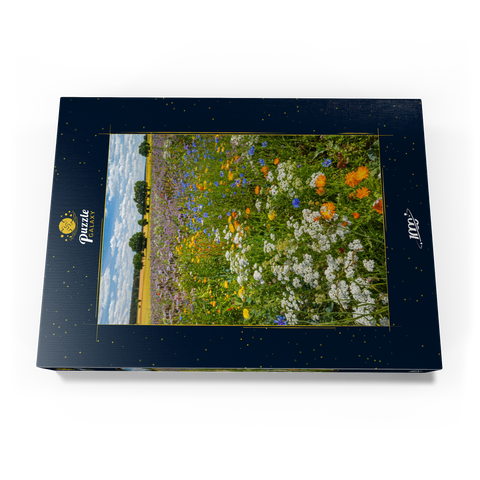 Sommerliche Blumenwiese bei Eichstätt 1000 Puzzle Schachtel Ansicht3
