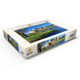 Alternative Darstellung des Puzzle-Motivs Schloss Kalmar, Smaland, Schweden – Puzzleteile: 1000