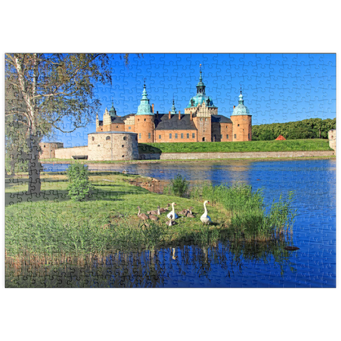 puzzleplate Schloss Kalmar, Smaland, Schweden 500 Puzzle