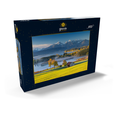 Blick über den Forggensee bei Füssen 1000 Puzzle Schachtel Ansicht2