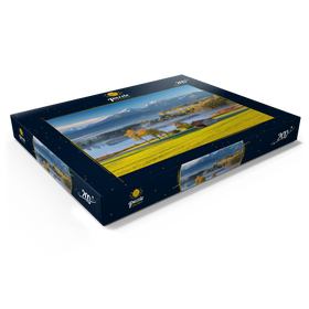 Alternative Darstellung des Puzzle-Motivs Blick über den Forggensee bei Füssen – Puzzleteile: 200