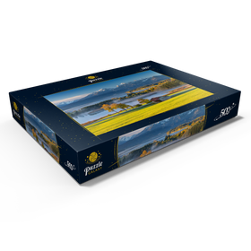 Darstellung des Puzzle Motivs Blick über den Forggensee bei Füssen - Puzzleteile: 500