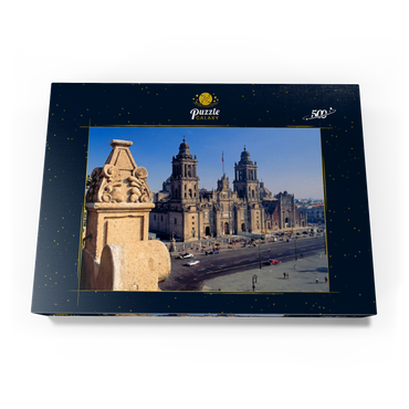 Kathedrale am Zocalo im historischen Zentrum von Mexico City 500 Puzzle Schachtel Ansicht3