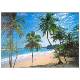 Darstellung des Puzzle Motivs Playa Grande, Rio San Juan, Maria Trinidad Sanchez, Dominikanische Republik - Puzzleteile: 500