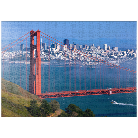 puzzleplate Golden Gate Bridge vor San Francisco, Kalifornien, USA 1000 Puzzle