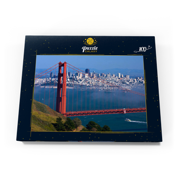 Golden Gate Bridge vor San Francisco, Kalifornien, USA 100 Puzzle Schachtel Ansicht3