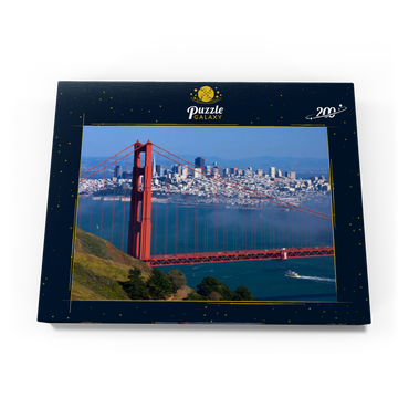 Golden Gate Bridge vor San Francisco, Kalifornien, USA 200 Puzzle Schachtel Ansicht3
