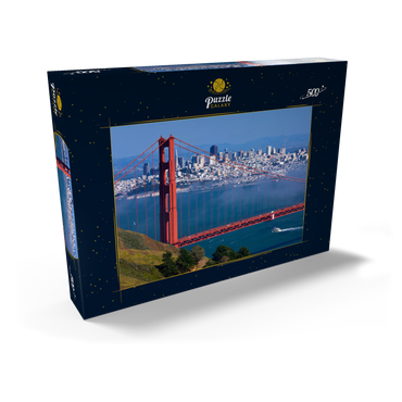 Golden Gate Bridge vor San Francisco, Kalifornien, USA 500 Puzzle Schachtel Ansicht2