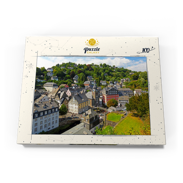 Altstadt mit Evangelischer Stadtkirche, Monschau 100 Puzzle Schachtel Ansicht3