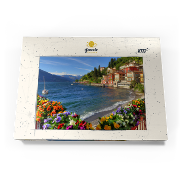 Varenna am Comer See, Provinz Lecco, Lombardei, Italien 1000 Puzzle Schachtel Ansicht3