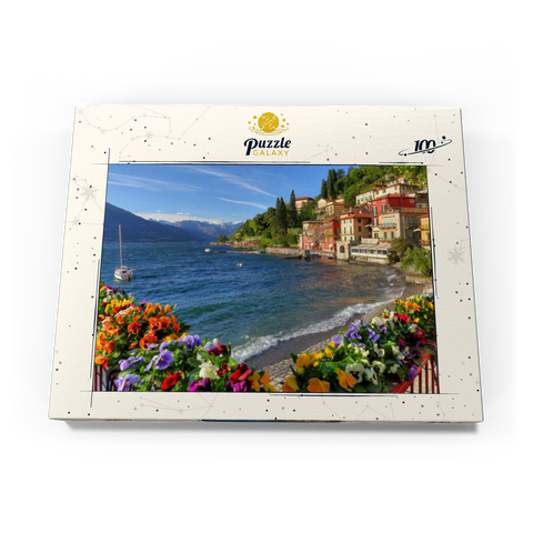 Varenna am Comer See, Provinz Lecco, Lombardei, Italien 100 Puzzle Schachtel Ansicht3