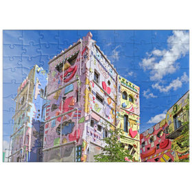Darstellung des Puzzle Motivs Happy Rizzi House am Magniviertel, Braunschweig - Puzzleteile: 100