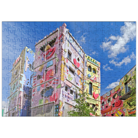 puzzleplate Happy Rizzi House am Magniviertel, Braunschweig, Niedersachsen, Deutschland 200 Puzzle