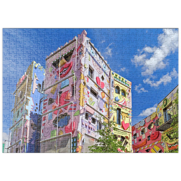 puzzleplate Happy Rizzi House am Magniviertel, Braunschweig, Niedersachsen, Deutschland 500 Puzzle