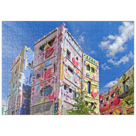Darstellung des Puzzle Motivs Happy Rizzi House am Magniviertel, Braunschweig - Puzzleteile: 500