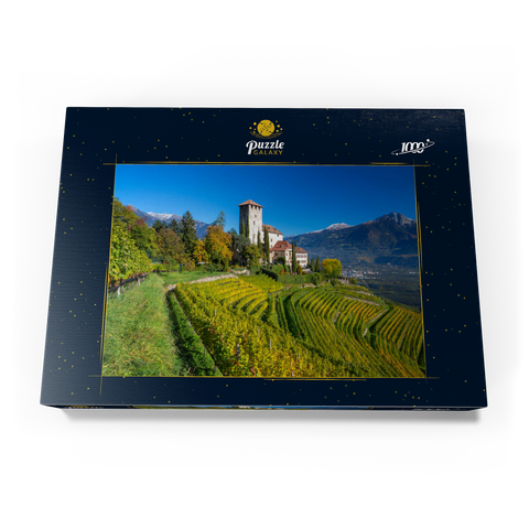 Schloss Lebenberg, Tscherms bei Lana, Provinz Bozen, Trentino-Südtirol, Italien 1000 Puzzle Schachtel Ansicht3