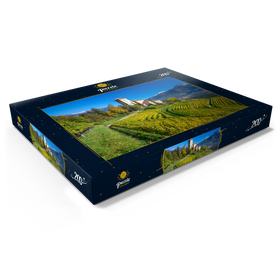 Alternative Darstellung des Puzzle-Motivs Schloss Lebenberg, Tscherms bei Lana, Provinz Bozen, Südtirol – Puzzleteile: 200