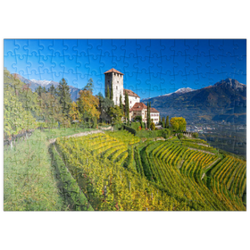 Darstellung des Puzzle-Motivs Schloss Lebenberg, Tscherms bei Lana, Provinz Bozen, Südtirol – Puzzleteile: 200