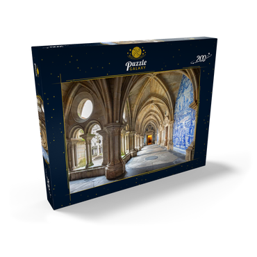 Azulejo Kachelbilder im Kreuzgang der Kathedrale Se in der Altstadt Ribeira von Porto 200 Puzzle Schachtel Ansicht2