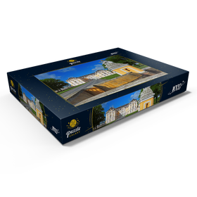 Alternative Darstellung des Puzzle-Motivs Schloss Augustusburg in Brühl zwischen Köln und Bonn, Deutschland – Puzzleteile: 1000