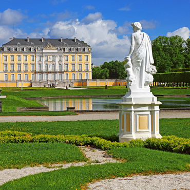 Schlossgarten der Augustusburg in Brühl zwischen Köln und Bonn, Deutschland 1000 Puzzle 3D Modell