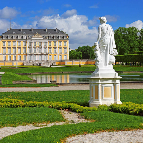 Schlossgarten der Augustusburg in Brühl zwischen Köln und Bonn, Deutschland 200 Puzzle 3D Modell