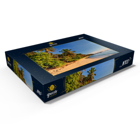 Alternative Darstellung des Puzzle-Motivs Strand Anse Forbans, Ostküste, Insel Mahe, Seychellen – Puzzleteile: 1000