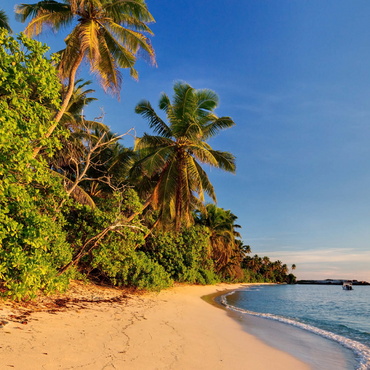 Strand Anse Forbans, Ostküste, Insel Mahe, Seychellen 1000 Puzzle 3D Modell