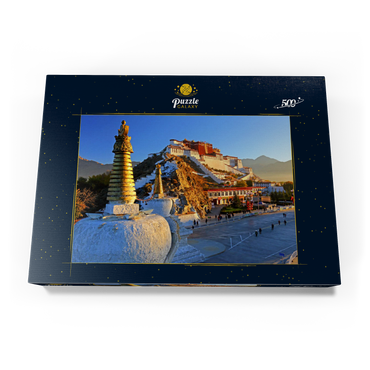Potala Palast, Winterresidenz des Dalai Lamas, Lhasa, Tibet, China 500 Puzzle Schachtel Ansicht3