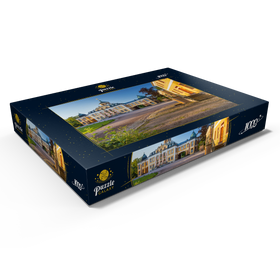 Alternative Darstellung des Puzzle-Motivs Schloss Belvedere mit dem Schlosspark – Puzzleteile: 1000