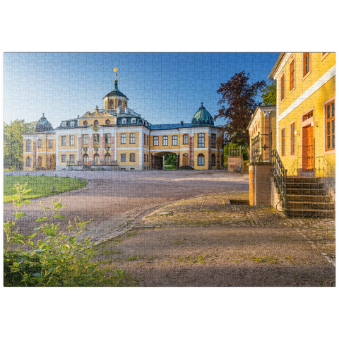 puzzleplate Schloss Belvedere mit dem Schlosspark 1000 Puzzle