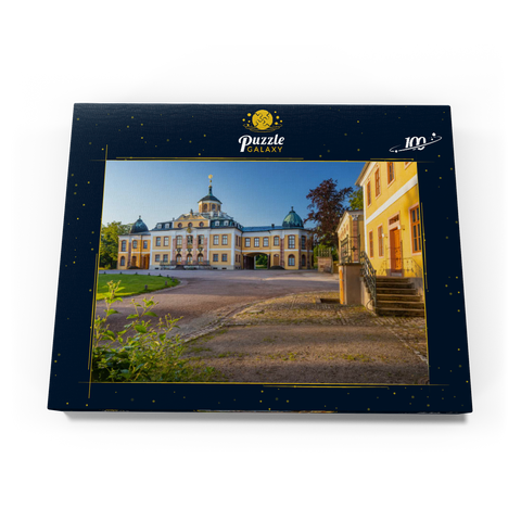 Schloss Belvedere mit dem Schlosspark 100 Puzzle Schachtel Ansicht3