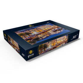 Darstellung des Puzzle Motivs Boote der Moliceiros - Puzzleteile: 500