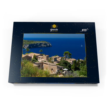 Blick über Lluc Alcari in die Cala de Deia, Mallorca, Balearen, Spanien 1000 Puzzle Schachtel Ansicht3