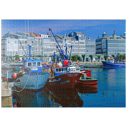 puzzleplate Galeriehäuser am Hafen 1000 Puzzle