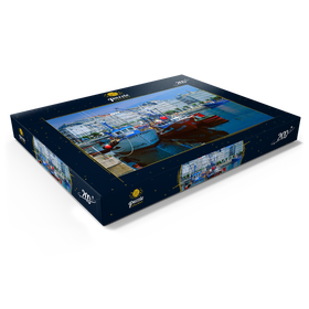 Darstellung des Puzzle Motivs Galeriehäuser am Hafen - Puzzleteile: 200