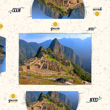 Inka Festung Machu Picchu über dem Urubambatal, Cusco, Provinz Urubamba, Peru 1000 Puzzle Schachtel 3D Modell