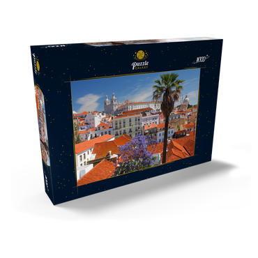 Stadtteil Alfama, Lissabon, Estremadura, Lisboa, Portugal 1000 Puzzle Schachtel Ansicht2