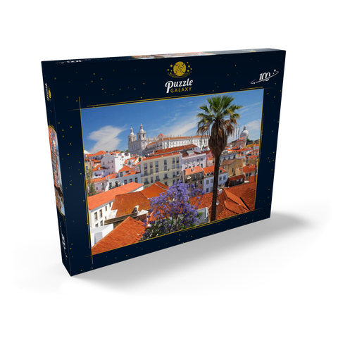 Stadtteil Alfama, Lissabon, Estremadura, Lisboa, Portugal 100 Puzzle Schachtel Ansicht2