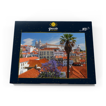 Stadtteil Alfama, Lissabon, Estremadura, Lisboa, Portugal 100 Puzzle Schachtel Ansicht3