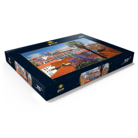 Alternative Darstellung des Puzzle-Motivs Stadtteil Alfama, Lissabon, Estremadura, Lisboa, Portugal – Puzzleteile: 200