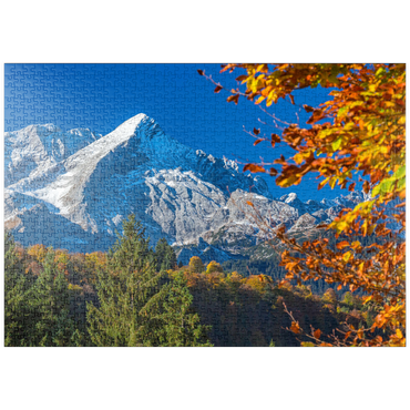 puzzleplate Alpspitze (2628m) im Herbst, Garmisch-Partenkirchen 1000 Puzzle