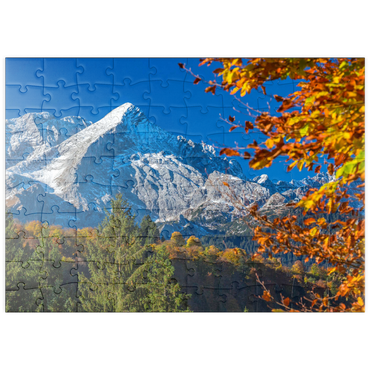 puzzleplate Alpspitze (2628m) im Herbst, Garmisch-Partenkirchen 100 Puzzle