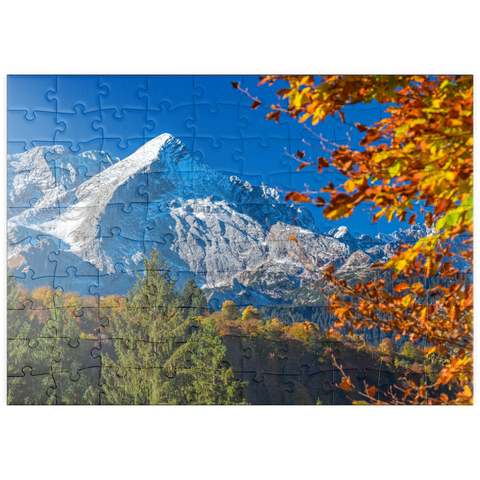 puzzleplate Alpspitze (2628m) im Herbst, Garmisch-Partenkirchen 100 Puzzle