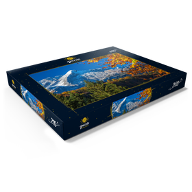 Alternative Darstellung des Puzzle-Motivs Alpspitze (2628m) im Herbst, Garmisch-Partenkirchen – Puzzleteile: 200