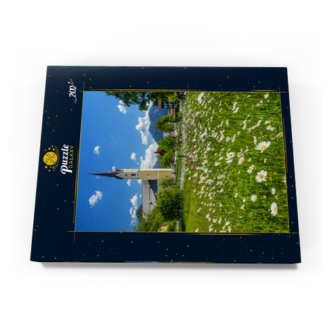Blumenwiese vor der Kirche St. Sixtus 200 Puzzle Schachtel Ansicht3