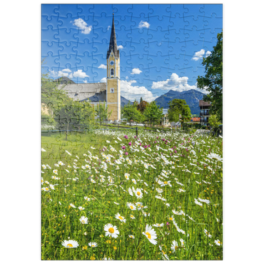 puzzleplate Blumenwiese vor der Kirche St. Sixtus 200 Puzzle